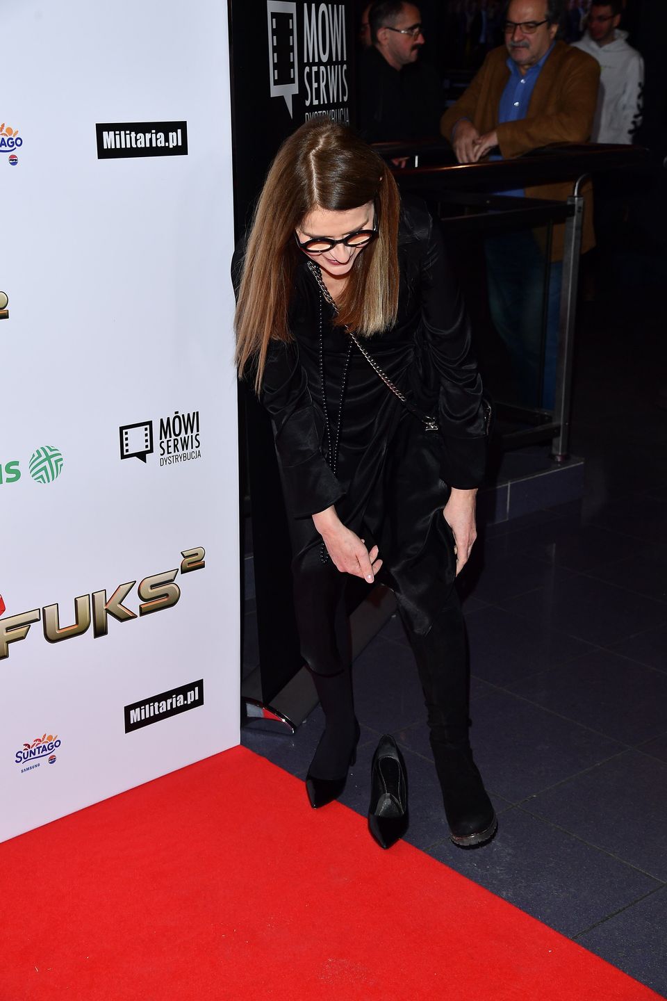 Irena Kamińska na premierze filmu "Fuks 2"