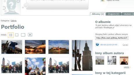 Fotoalbumy na onecie ? sposób na portfolio? 1