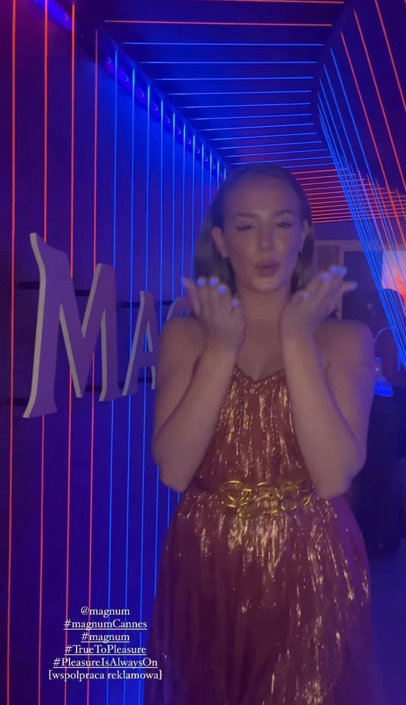 Wiktoria Gąsiewska w Cannes