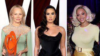 Odpicowane gwiazdy na gali Glamour Women Of The Year Awards: Naturalna Pamela Anderson, Beyonce i mroczna Demi Lovato