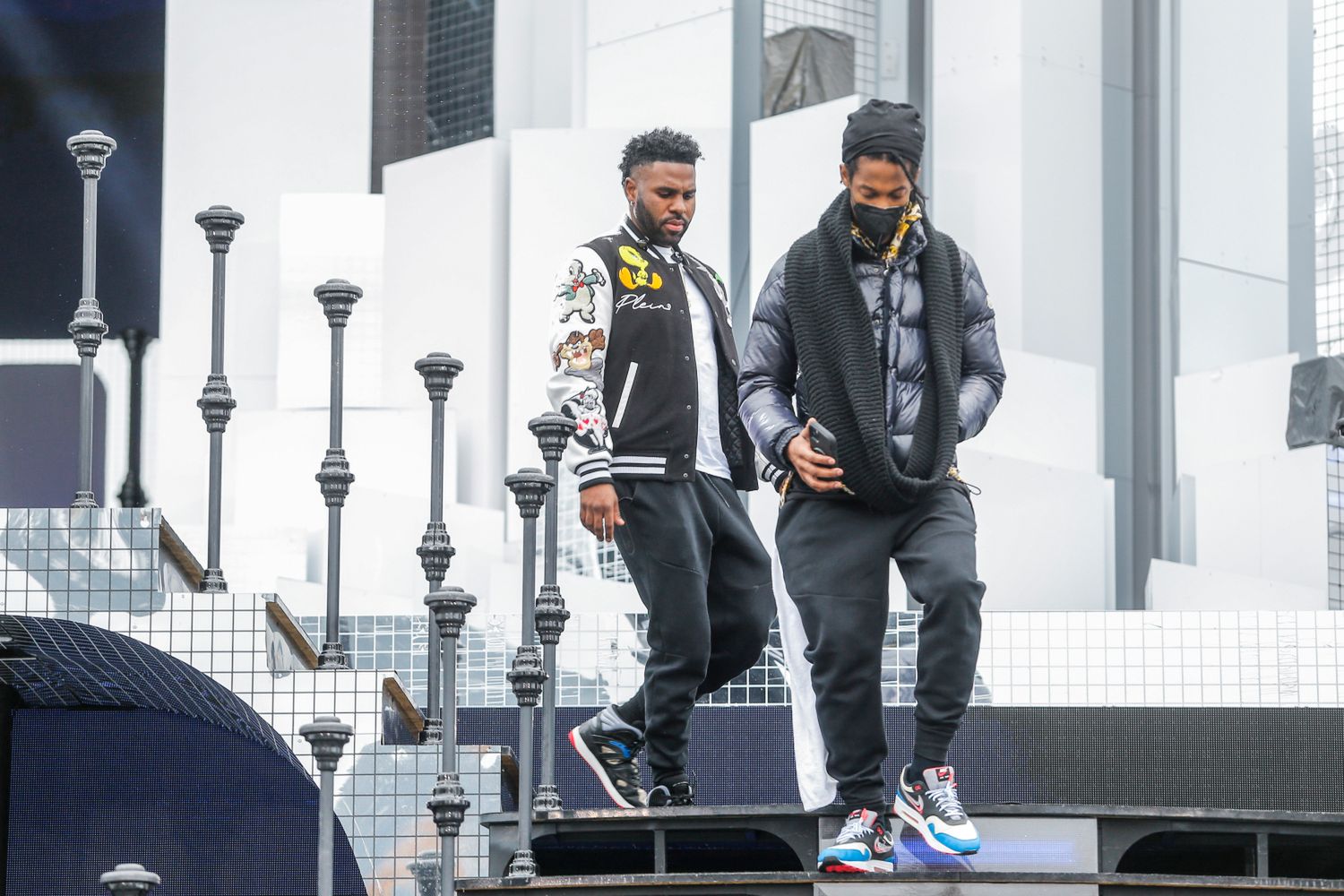 Jason Derulo na próbie do występy na Sylwestrze Marzeń z Dwójką | fot. AKPA