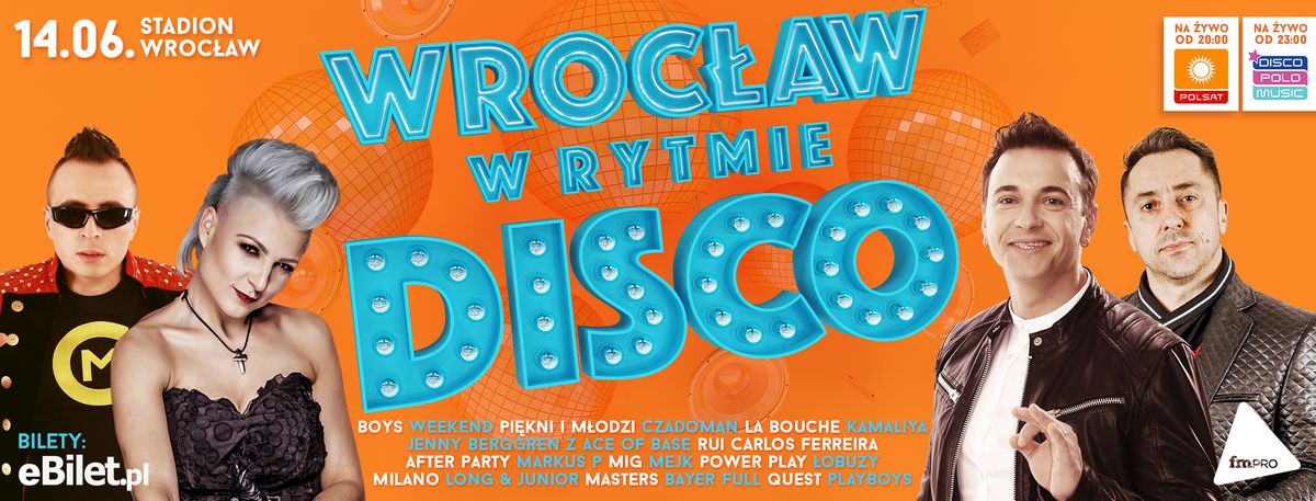 "Wrocław w rytmie disco" już 14 czerwca! Będzie się działo!