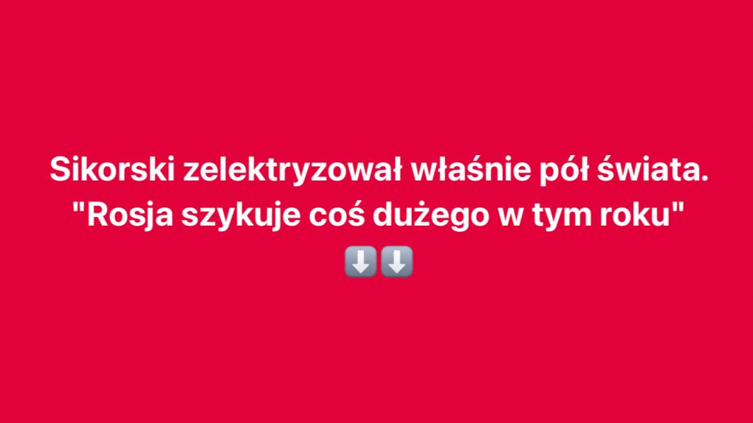 Przykładowa wrzutka portalu na Facebooku.