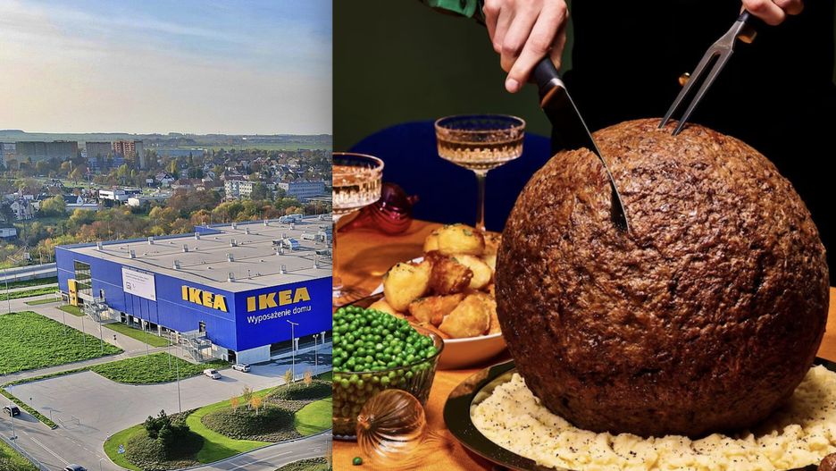Gigantyczny klops jest nagrodą w konkursie brytyjskich sklepów Ikea