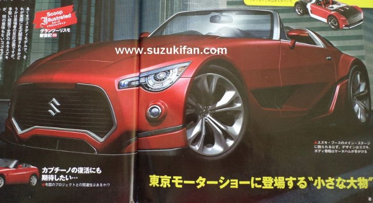 Nowe Suzuki Cappuccino - nieoficjalna wizualizacja (źródło: suzukifan.com)