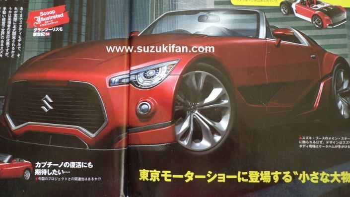 Nowe Suzuki Cappuccino - nieoficjalna wizualizacja (źródło: suzukifan.com)