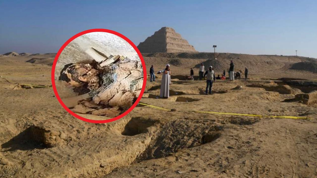 Sensacja w Egipcie. Najstarsze takie odkrycie. Mumia w złocie sprzed 4,3 tys. lat