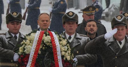 Tusk i Domański w Kijowie, Zełenski przestrzega w sprawie Donbasu [SKRÓT PORANKA]