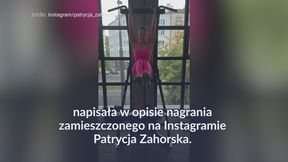 #dziejesiewsporcie "Trening mięśni brzucha… i twarzy". Dziennikarka Polsatu znów pokazała moc