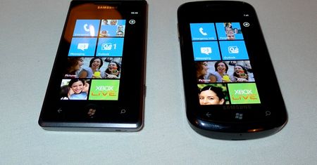 Samsung Focus z WP7 na żywo