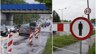 Ruszył długo oczekiwany remont na Lwowskiej w Tarnowie. Rano bez chwilowych korków się nie obyło. Zdjęcia