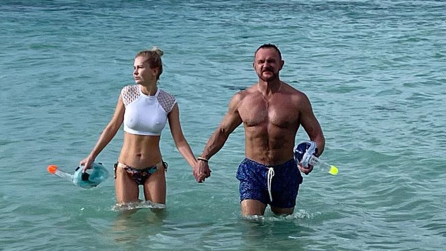 Cezary i Edyta Pazurowie korzystają ze słońca na Malediwach (Instagram)