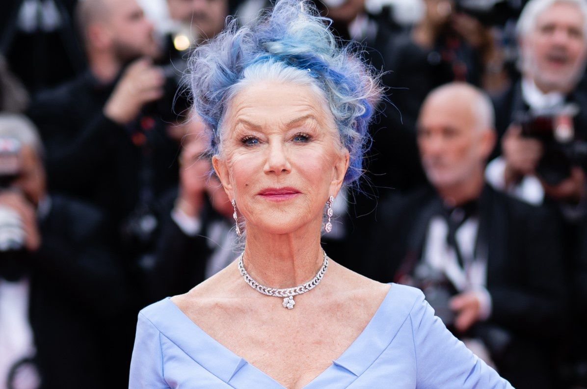 Helen Mirren przefarbowała włosy na niebiesko 