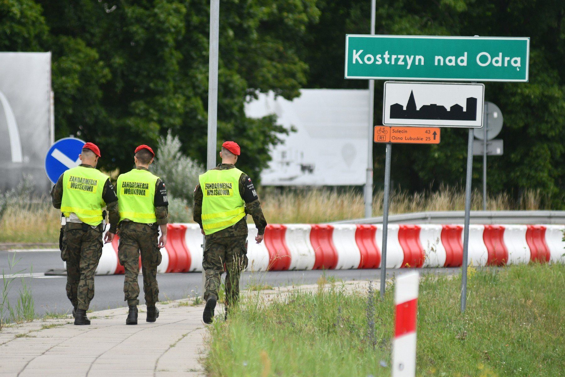 Kontrole na granicy z Kostrzynie nad Odrą