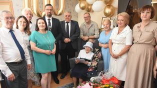 Niezwykły jubileusz w Borkowie Kościelnym Pani Wanda Lisicka świętowała 100. urodziny!