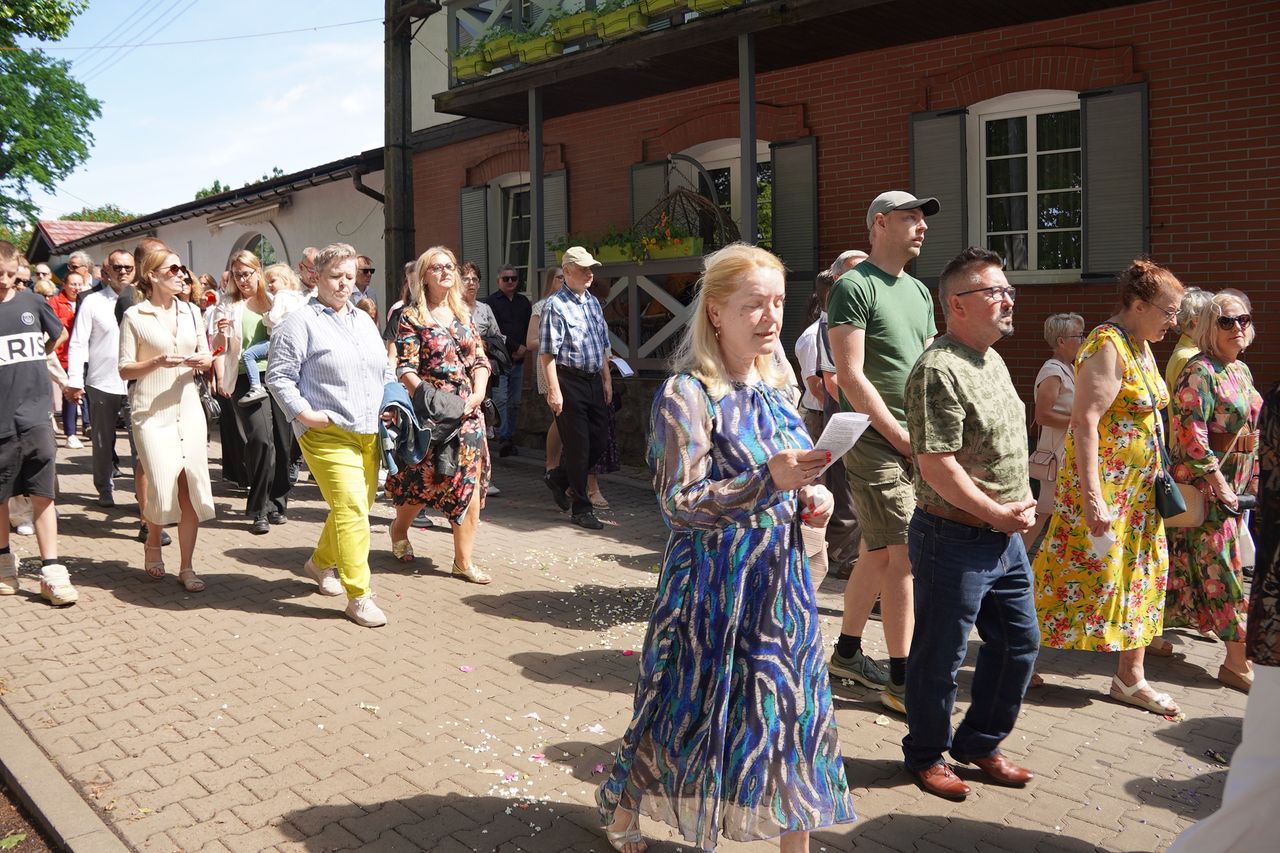 Boże Ciało, Procesja Parafia pw.  Św Rafała Kalinowskiego w Pile