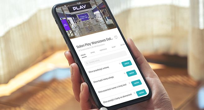 Play pozwala klientom umawiać się w Booksy na wizyty w punktach sprzedaży