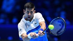 Dwa oblicza Novaka Djokovicia w meczu z debiutantem. Serb rozpoczął występ w ATP Finals