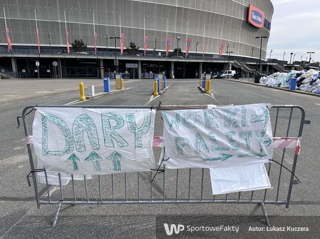 Na Tarczyński Arena można też przywozić dary dla powodzian