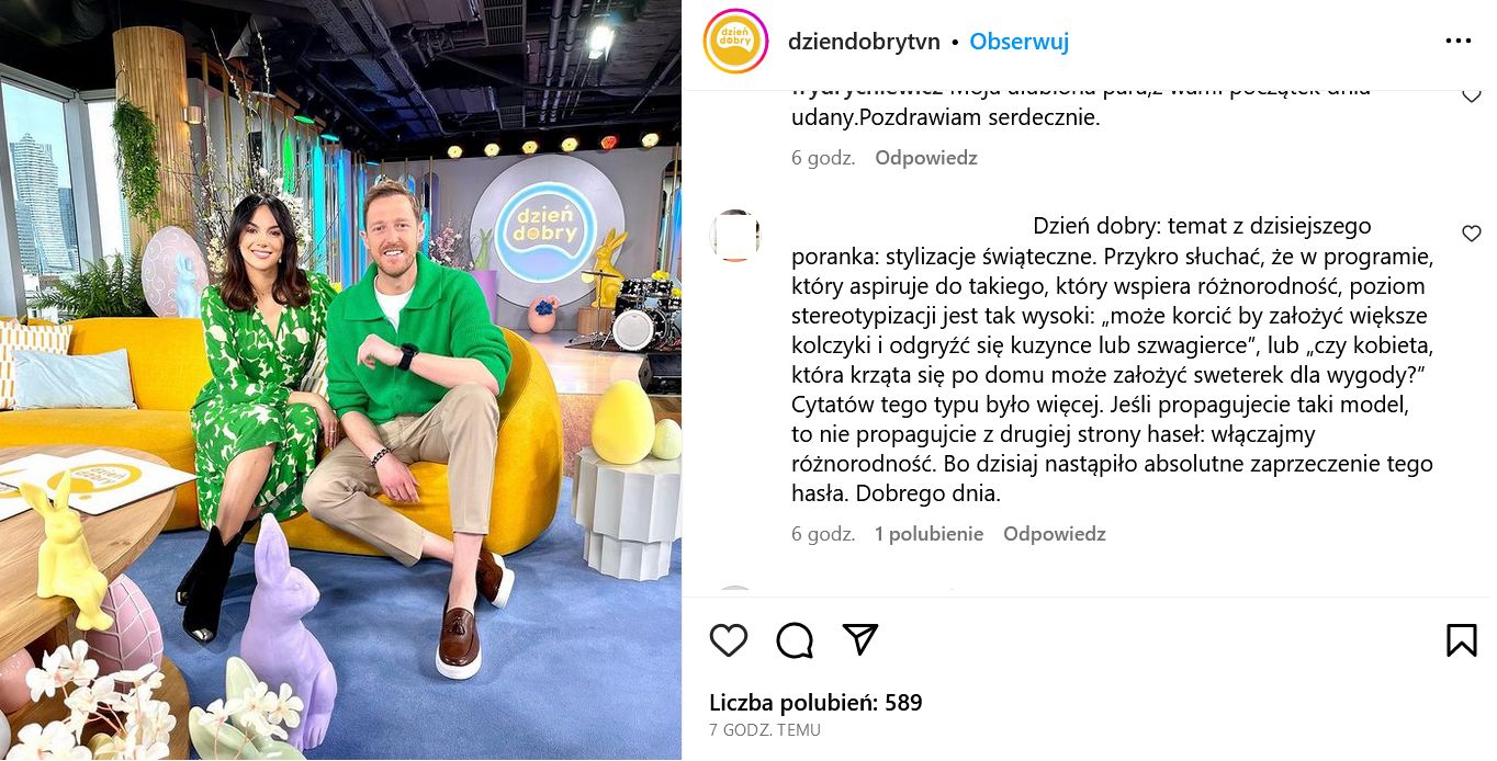 Internautka oburzona "stereotypizacją" w "Dzień Dobry TVN"