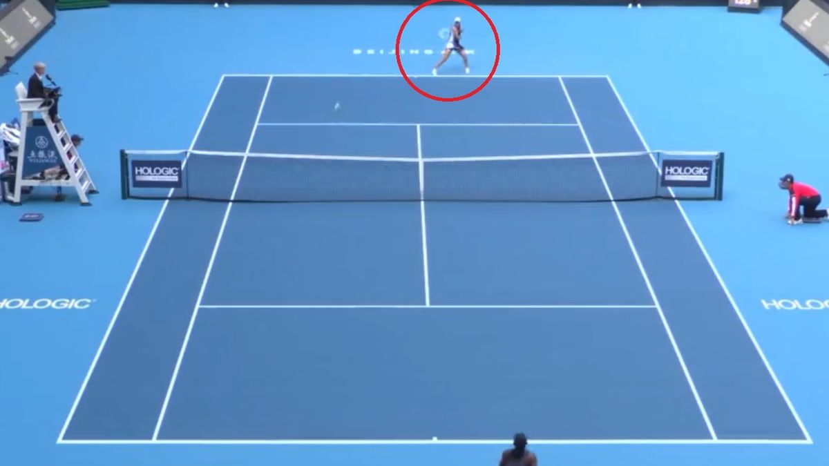 Twitter / WTA / Na zdjęciu: Iga Świątek posłała świetny forhend