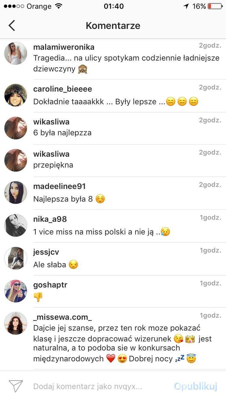 Ewa Mielnicka o Paulinie Maziarz Miss Polski 2016