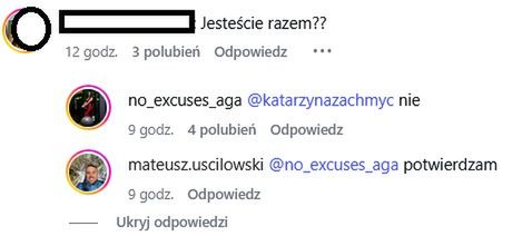 Agnieszka i Mateusz odnieśli się do plotek 