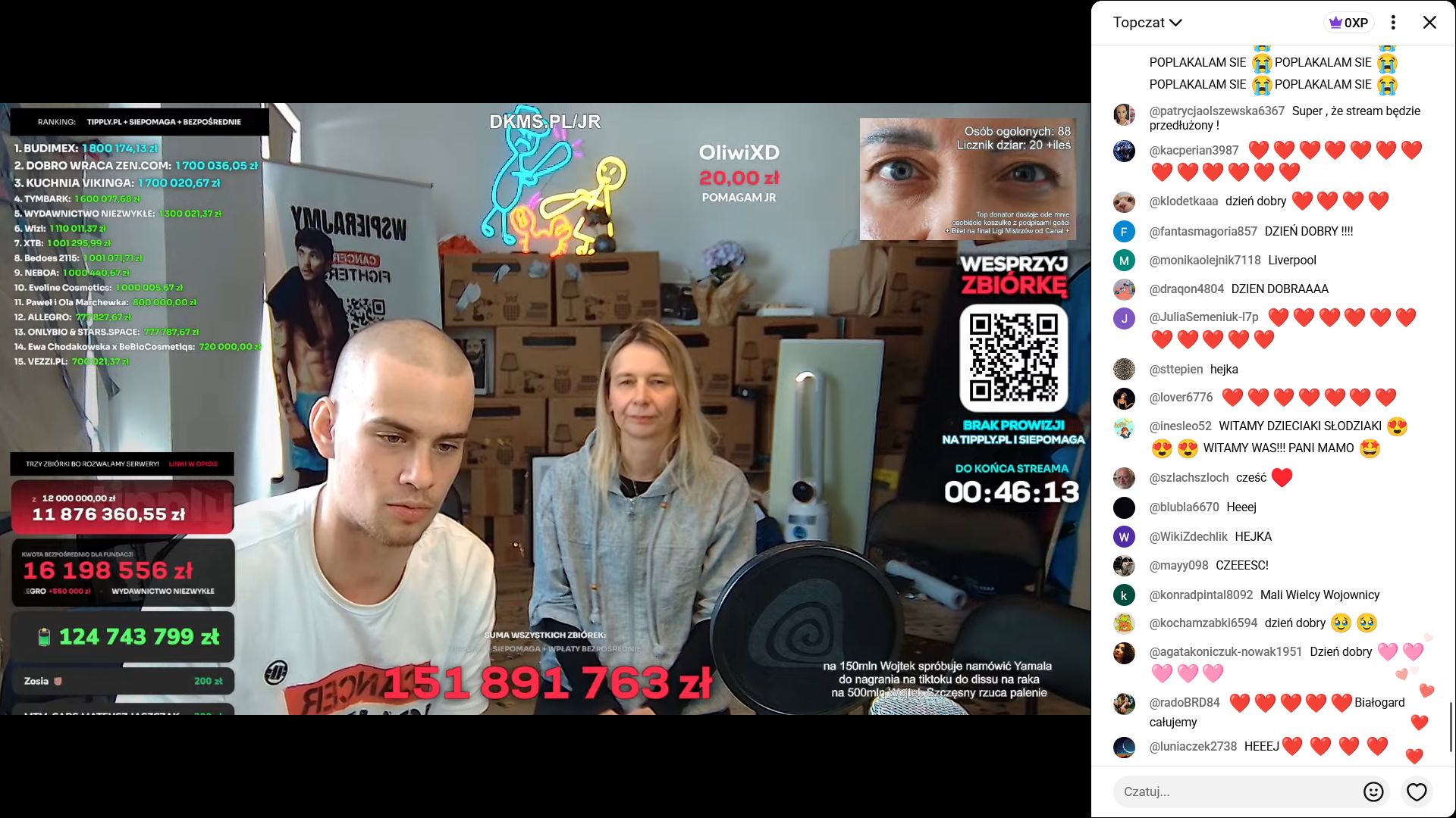 Łatwogang podziękował mamie na streamie