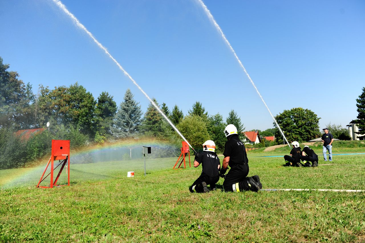 Noskowo: Widowiskowe Powiatowe Zawody Sportowo-Pożarnicze OSP