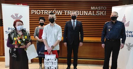 "To był moment". 17-letni Mateusz został bohaterem Piotrkowa Trybunalskiego