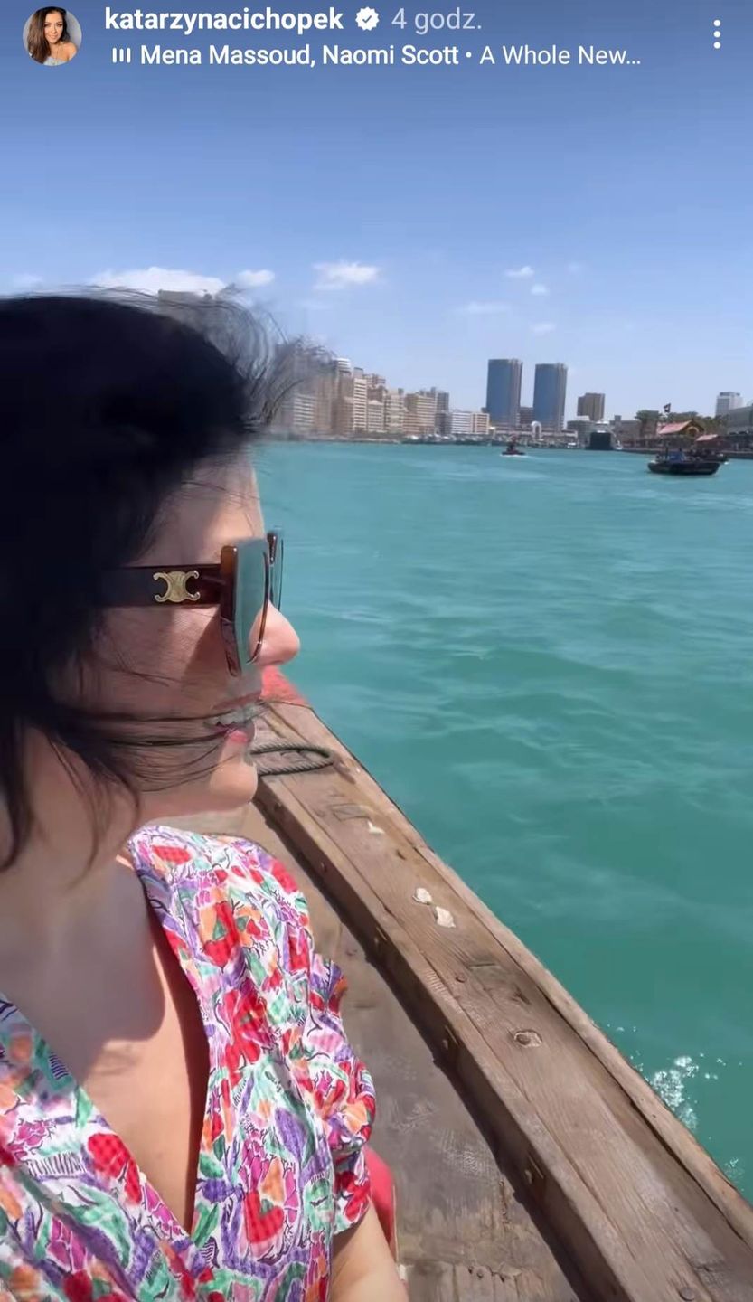 Kasia Cichopek z córką w Dubaju
