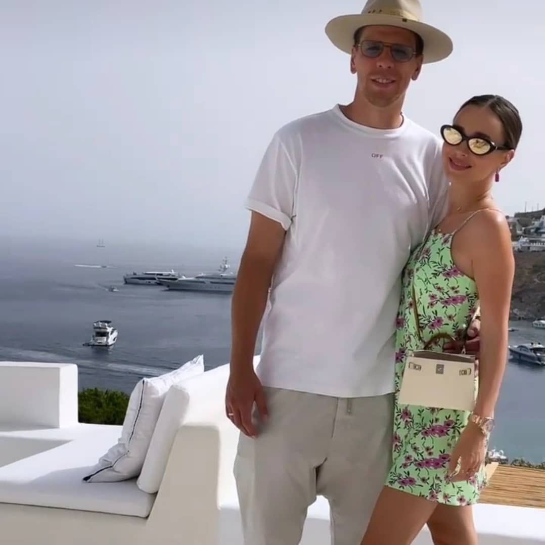 Marina Łuczenko i Wojciech Szczęsny odpoczywają w Grecji