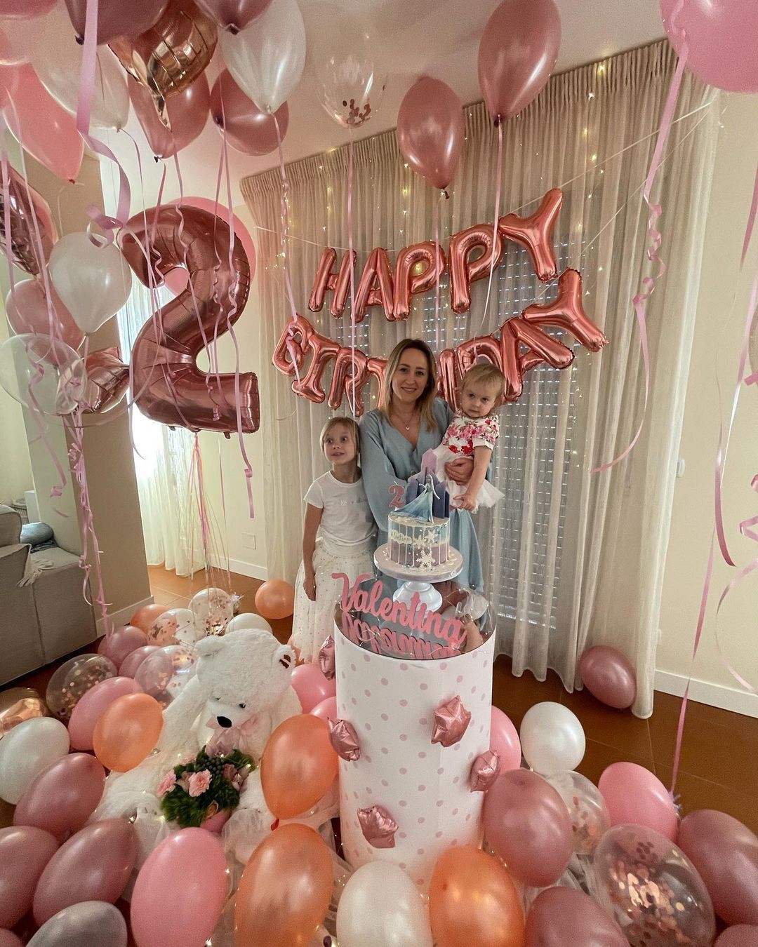 Marta Glik drugie urodziny córki