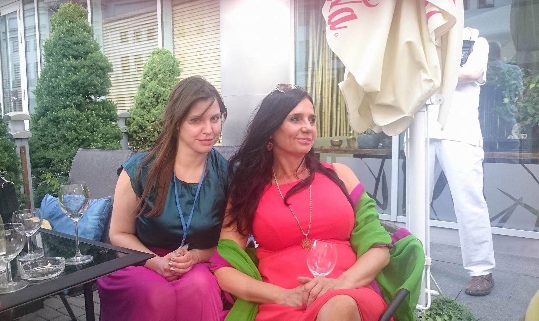 Córka Emiliana Kamińskiego Natalia z mamą, Izabellą Jarską