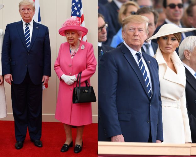 Donald i Melania Trump świętują D-Day i kończą wizytę w Wielkiej Brytanii (FOTO)