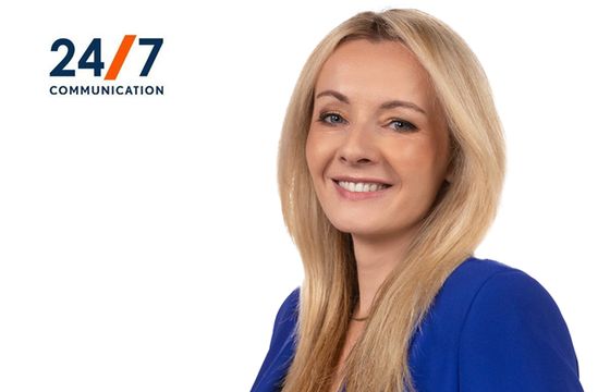 Katarzyna Fabjaniak wraca do 24/7 Communication