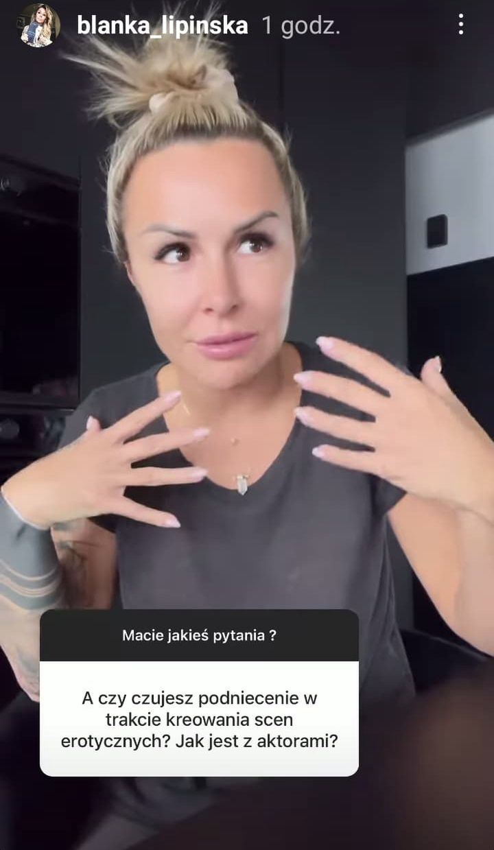 InstaStories Blanki Lipińskiej