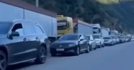 Rosjanie uciekają. Nagrali, co dzieje się na granicy