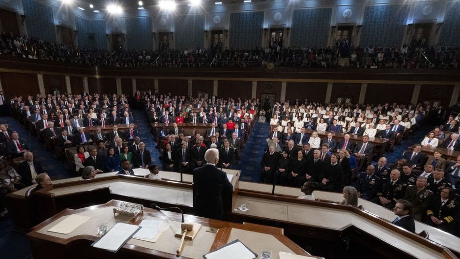 Prezydent Joe Biden przed Kongresem USA 