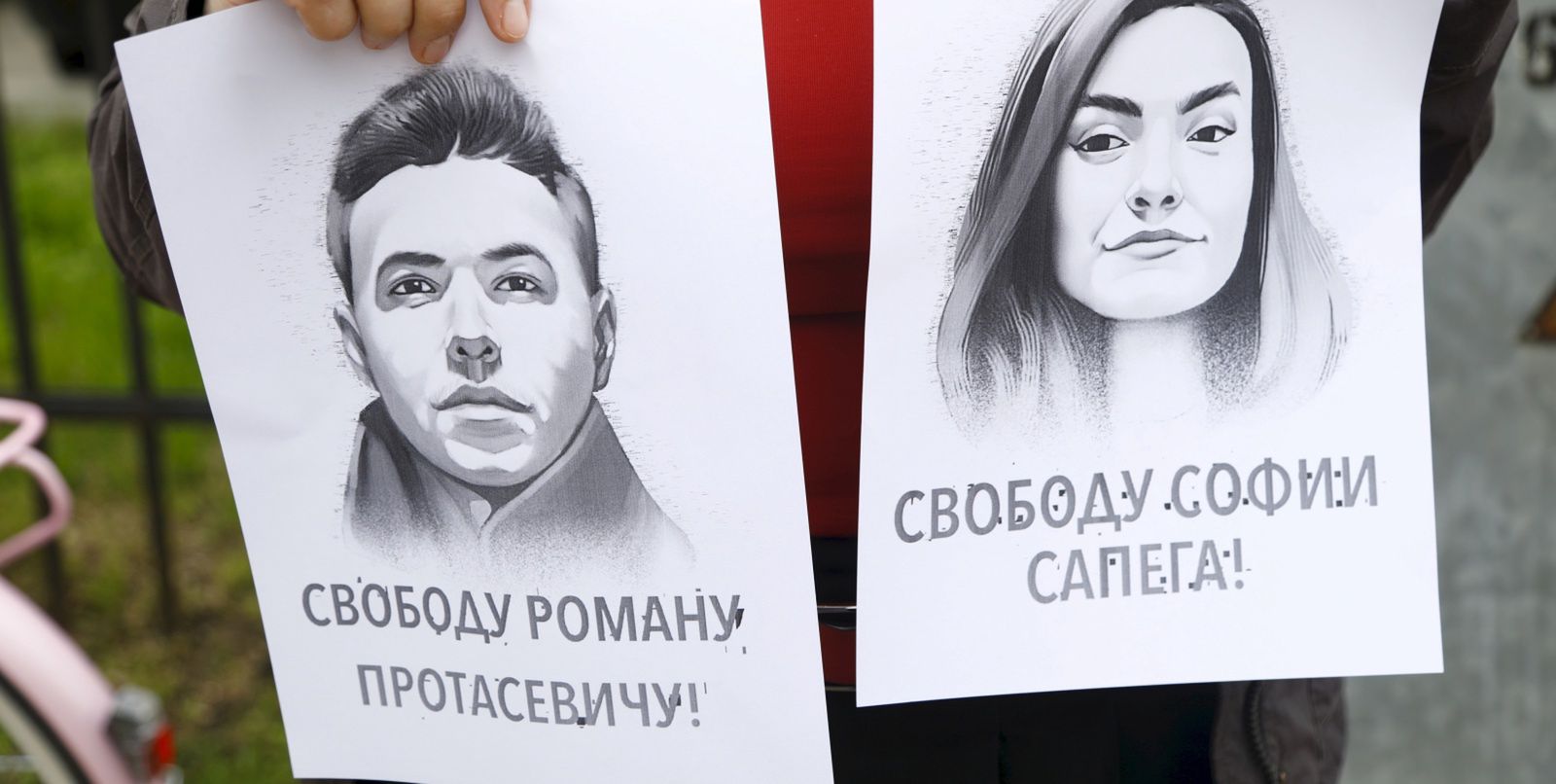 Raman Pratasiewicz i jego partnerka Sofia Sapiega 