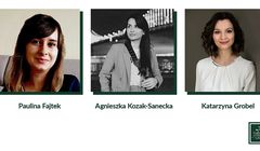 Paulina Fajtek, Agnieszka Kozak-Sanecka i Katarzyna Grobel w Garden of Words Group