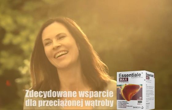 Essentiale Max reklamowany jako „zdecydowane wsparcie dla przeciążonej wątroby” (wideo)