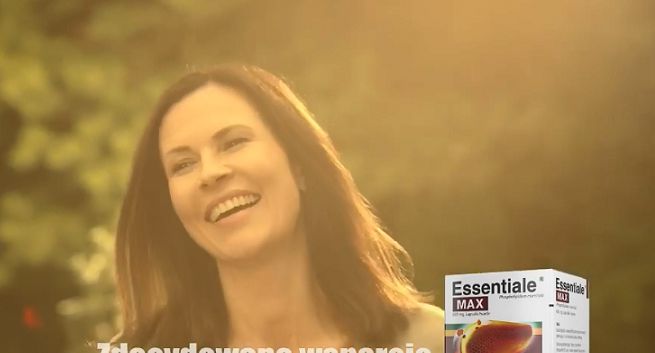 Essentiale Max reklamowany jako „zdecydowane wsparcie dla przeciążonej wątroby” (wideo)