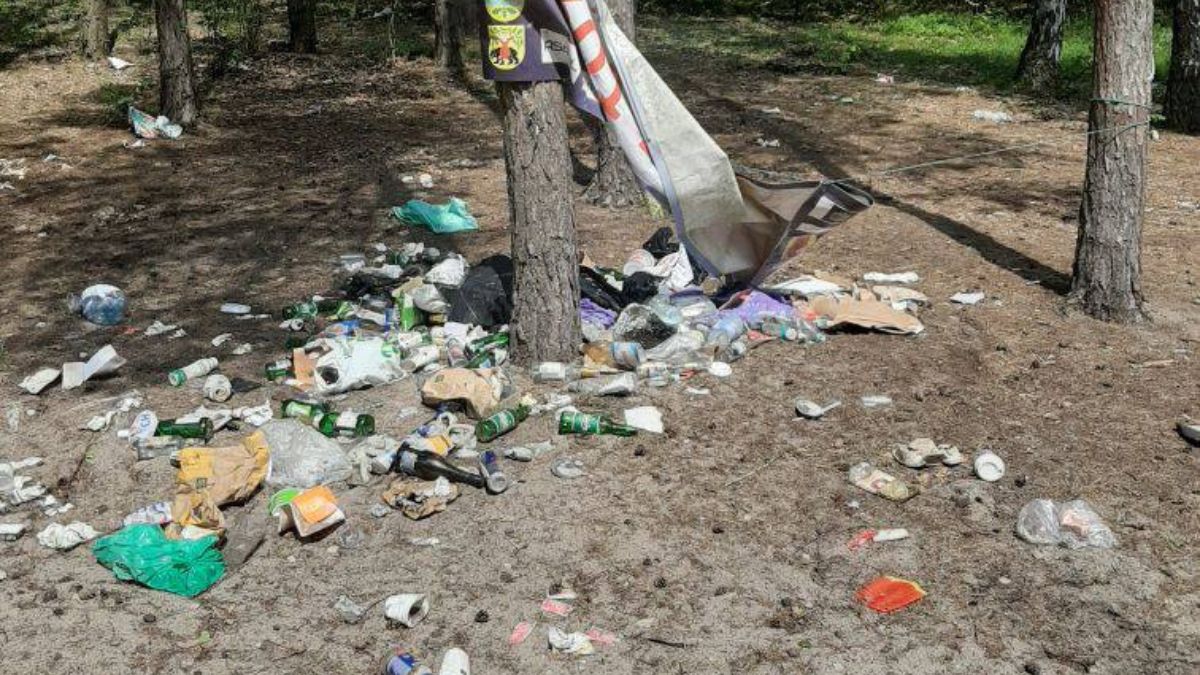 Bałagan w lesie. Pojawił się mocny wpis.