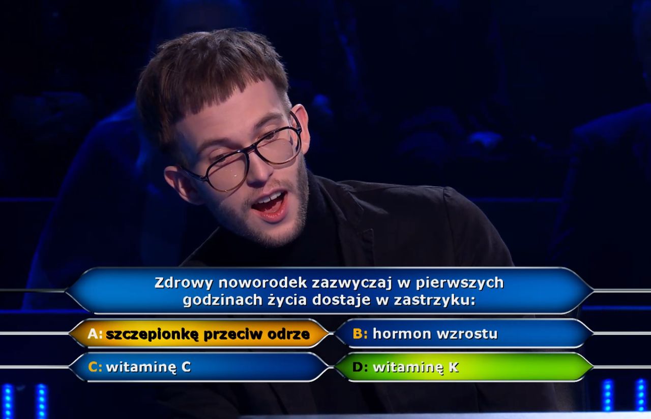 Wojciech Sip ostatecznie wygrał gwarantowany tysiąc złotych 