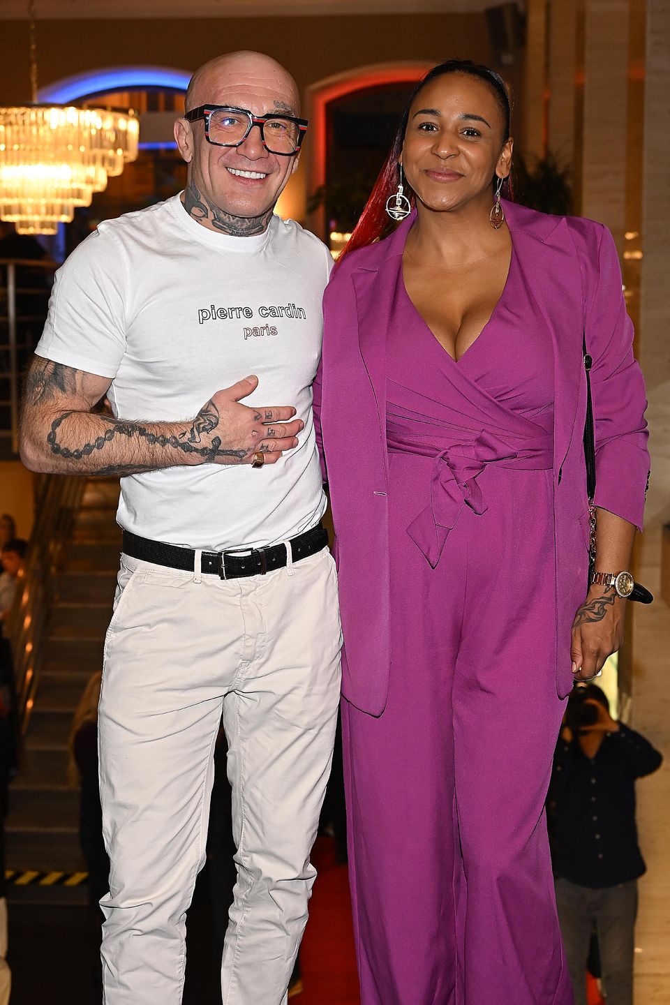 Sobota z żoną na premierze filmu animowanego "Quo Vadis"