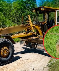 Robotnik staranował krzyż ciężkim sprzętem. Wiadomo dlaczego