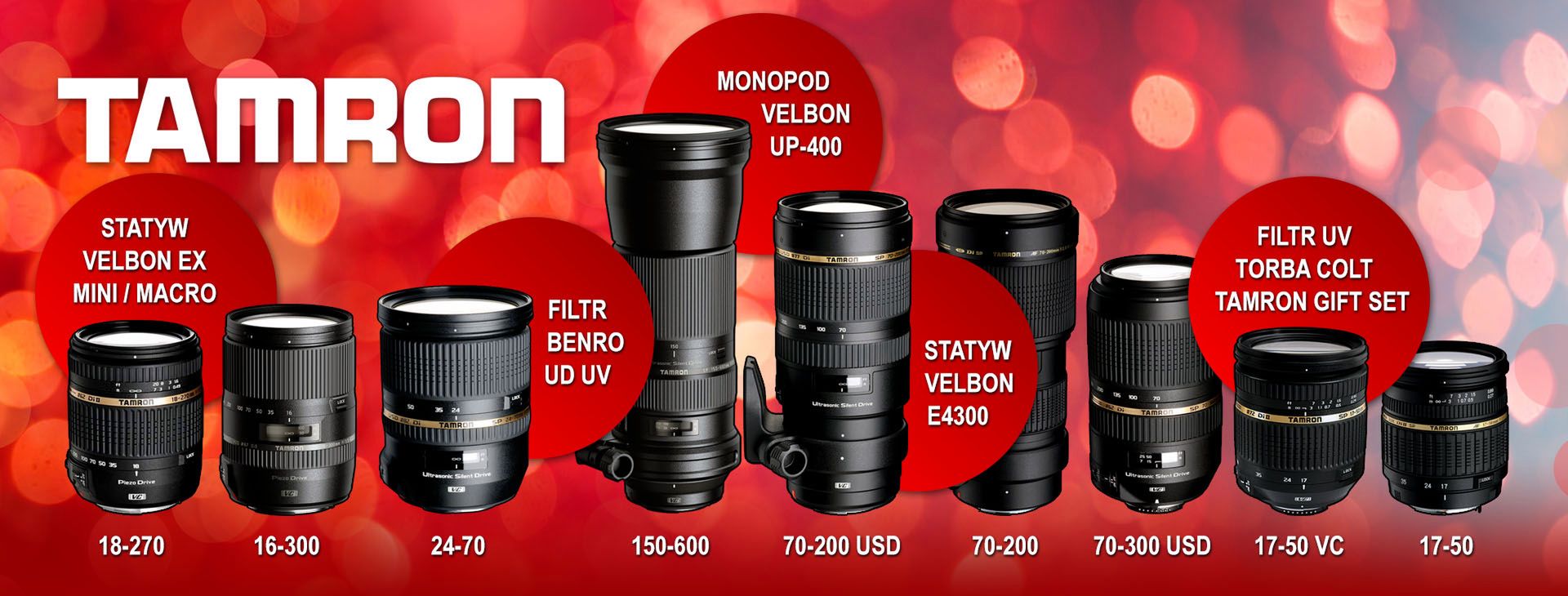 Tamron rozdaje prezenty klientom w świątecznej promocji 2