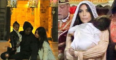 Kim pokazuje zdjęcia ze chrztu córki!