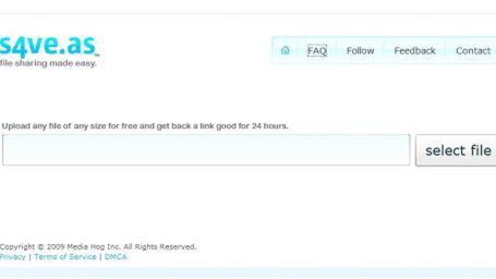 S4ve.as przechowa wszystkie twoje pliki przez 24 godziny 1